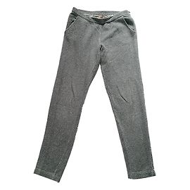 Ermanno Scervino Grey Cotton Wool Pants Grey