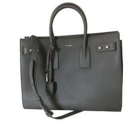 Saint Laurent-Bolsos de mano-Gris antracita