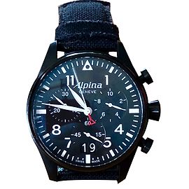 Autre Marque Relógio Alpina Preto Azul marinho