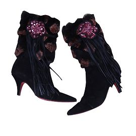 Emanuel Ungaro Ankle Boots Black Multiple colors