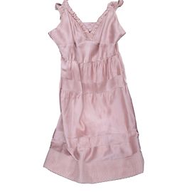 Pinko Silk Dress Pink Pink
