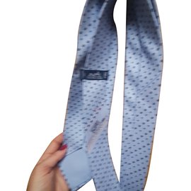 Hermès-Cravatte-Blu