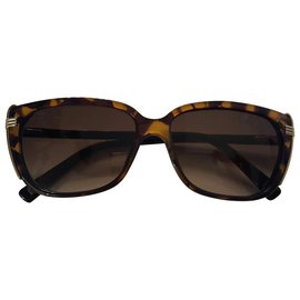 Christian Dior-Gafas de sol-Castaño,Dorado