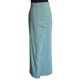 Issey Miyake-Skirts-Blue,Green
