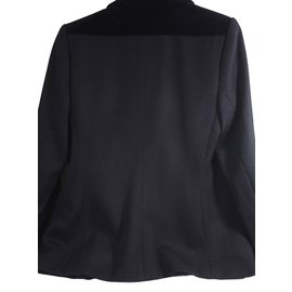 Yves Saint Laurent-Chaquetas-Negro