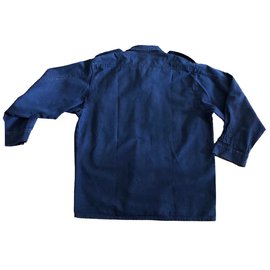 inconnue-chemise ou sur chemise en coton Indigo T. 4-Bleu