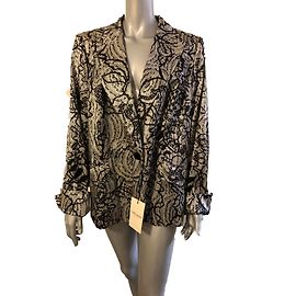 Marina Rinaldi Jackets Black White