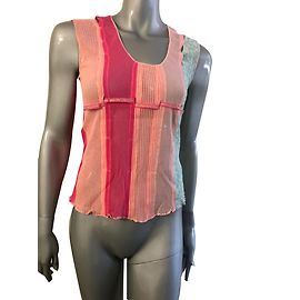 Autre Marque Top sin mangas de algodón rosa Gusto Barcelona Rosa
