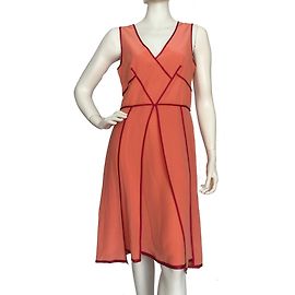 Sportmax Seidenkleid Pink Rot