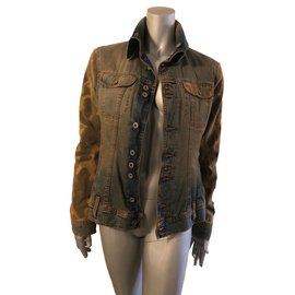 Dolce & Gabbana-Jackets-Khaki