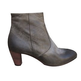 Laboratorigarbo Ariel Leather Ankle Boots Brown Brown