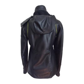 Chanel-leather Jacket-Black