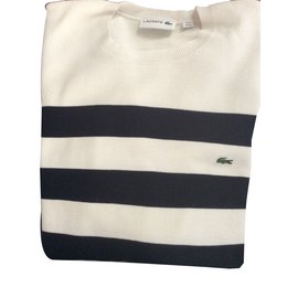 Lacoste Pull col rond Multicolore