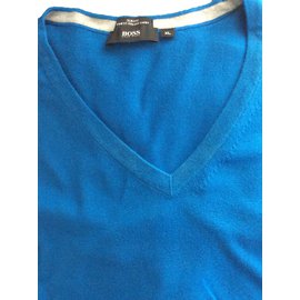 Hugo Boss-Sweaters-Blue