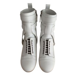 Fendi-Ankle Boots-White