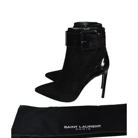 Saint Laurent-Ankle boots-Black