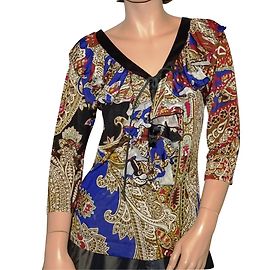 Just Cavalli Blouse Polyamide Multi Color Multiple colors