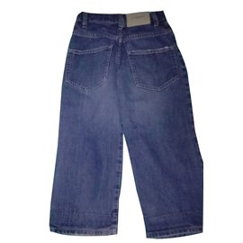 Burberry-Pantalons garçon-Bleu