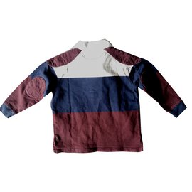 Polo Ralph Lauren-Tops garçon-Blanc,Marron foncé,Bleu Marine