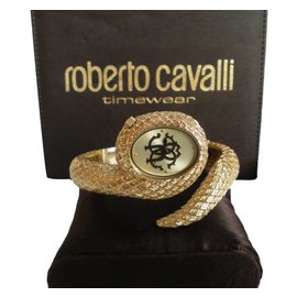 Roberto Cavalli-Relógios finos-Dourado