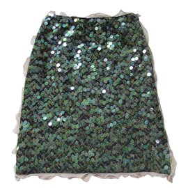 Fendi-Skirts-Green