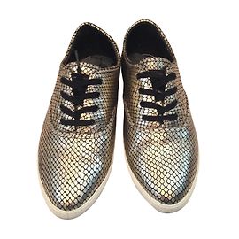Marc by Marc Jacobs Schlangenleder Sneaker Gold 37 Golden