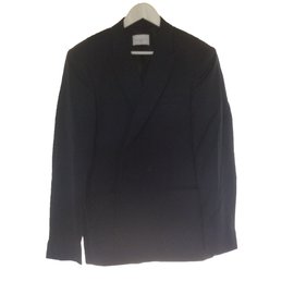 Sandro-Blazers Jackets-Navy blue