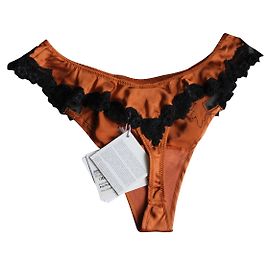 String La Perla de seda laranja Laranja