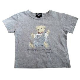 Polo Ralph Lauren-Tops garçon-Gris