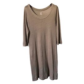 Majestic Vestidos Beige Gris pardo