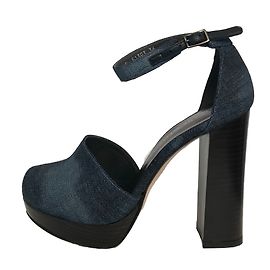 Sandali Stuart Weitzman in denim blu Blu