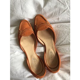 Tod's-bailarinas-Laranja