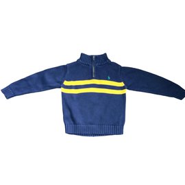 Polo Ralph Lauren-Pull garçon-Bleu