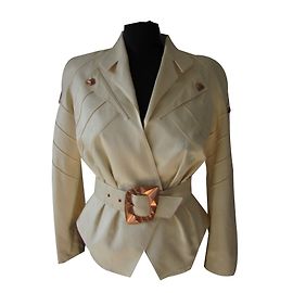 Thierry Mugler Jacken Beige