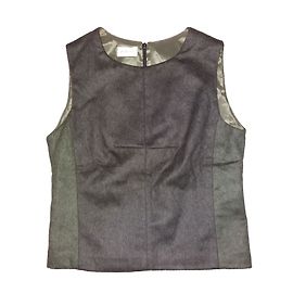 Zapa Wool Top Khaki Dark Brown Khaki Dark brown
