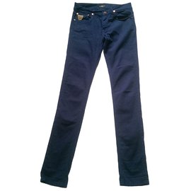 April 77-calça, leggings-Azul