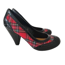 Dune Heels Black Red