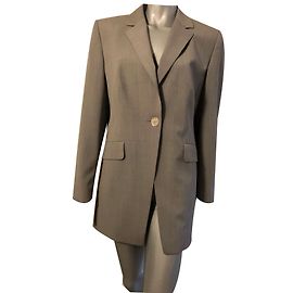Autre Marque Veste Hensel und Mortensen Gris Clair Laine Taille 44 Gris
