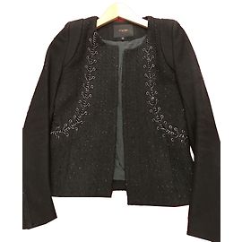 Giacca Maje in lana nera M Nero