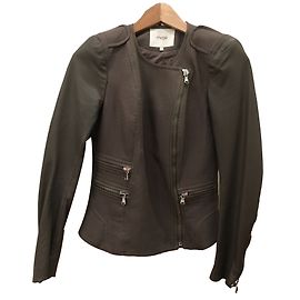 Maje Perefectos Jacket Khaki S Khaki