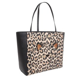 Kate Spade-Kate Spade Hallie Leopard bag-Black