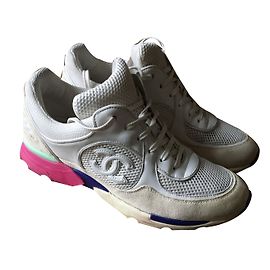 Chanel zapatillas Blanco