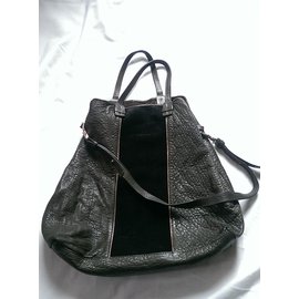 SéZane-Handbags-Black,Khaki