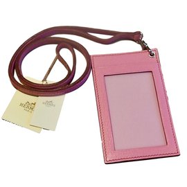 Hermès Purses, wallets, cases Pink