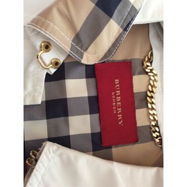 Burberry-Trench coats-White