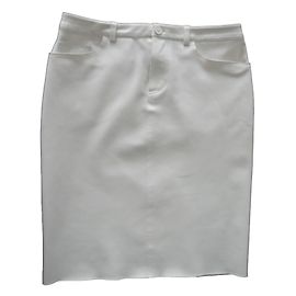 Irié Straight Skirt White White
