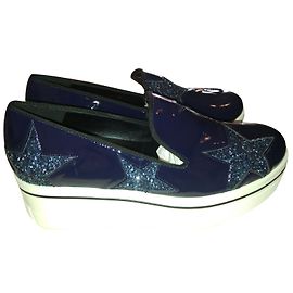 Stella Mc Cartney Binx stars mocassini blu Blu