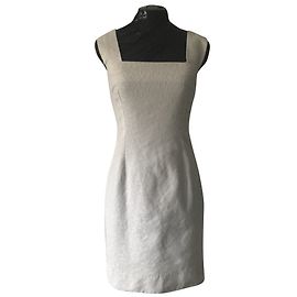 Autre Marque White cotton pique dress White