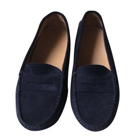 Tod's-Oxfords Loafers-Navy blue