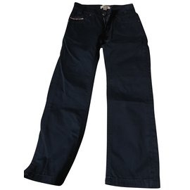 Burberry-Pants-Black,Navy blue
